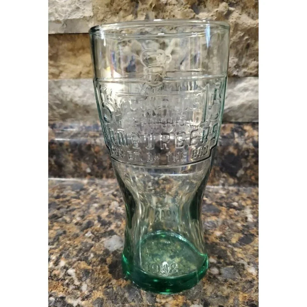 Classic McDonalds Green Glass Collector's Item